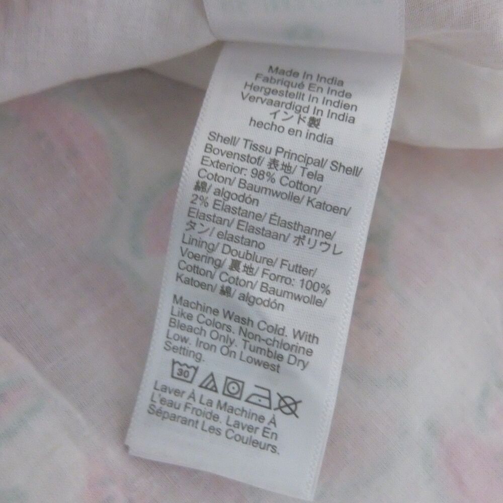 J Crew Factory Sleeveless Tiered Mini Dress in Cotton Poplin Size 2 - Picture 7 of 11